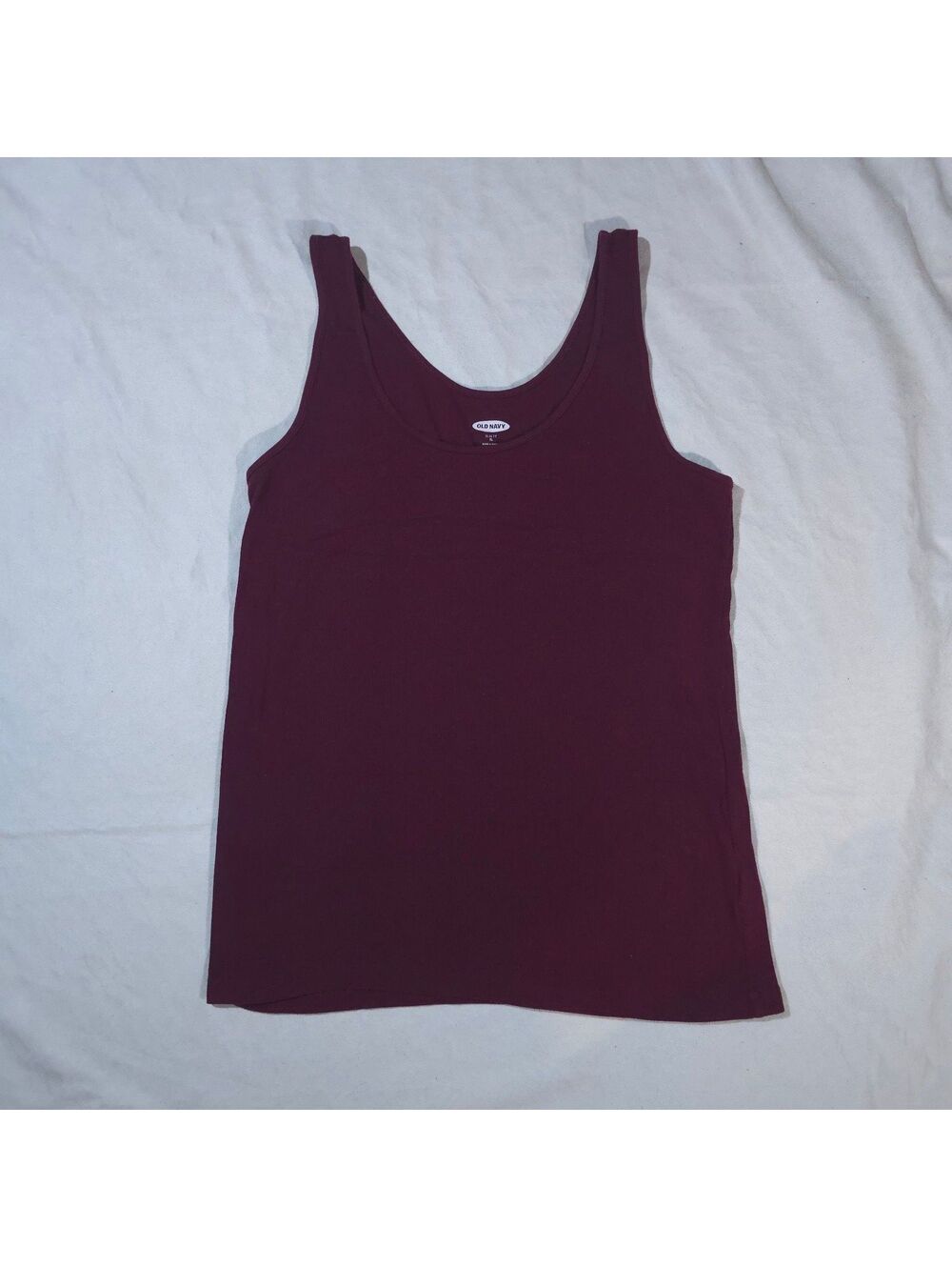 Old Navy Slim Fit XL Burgundy Tank Top